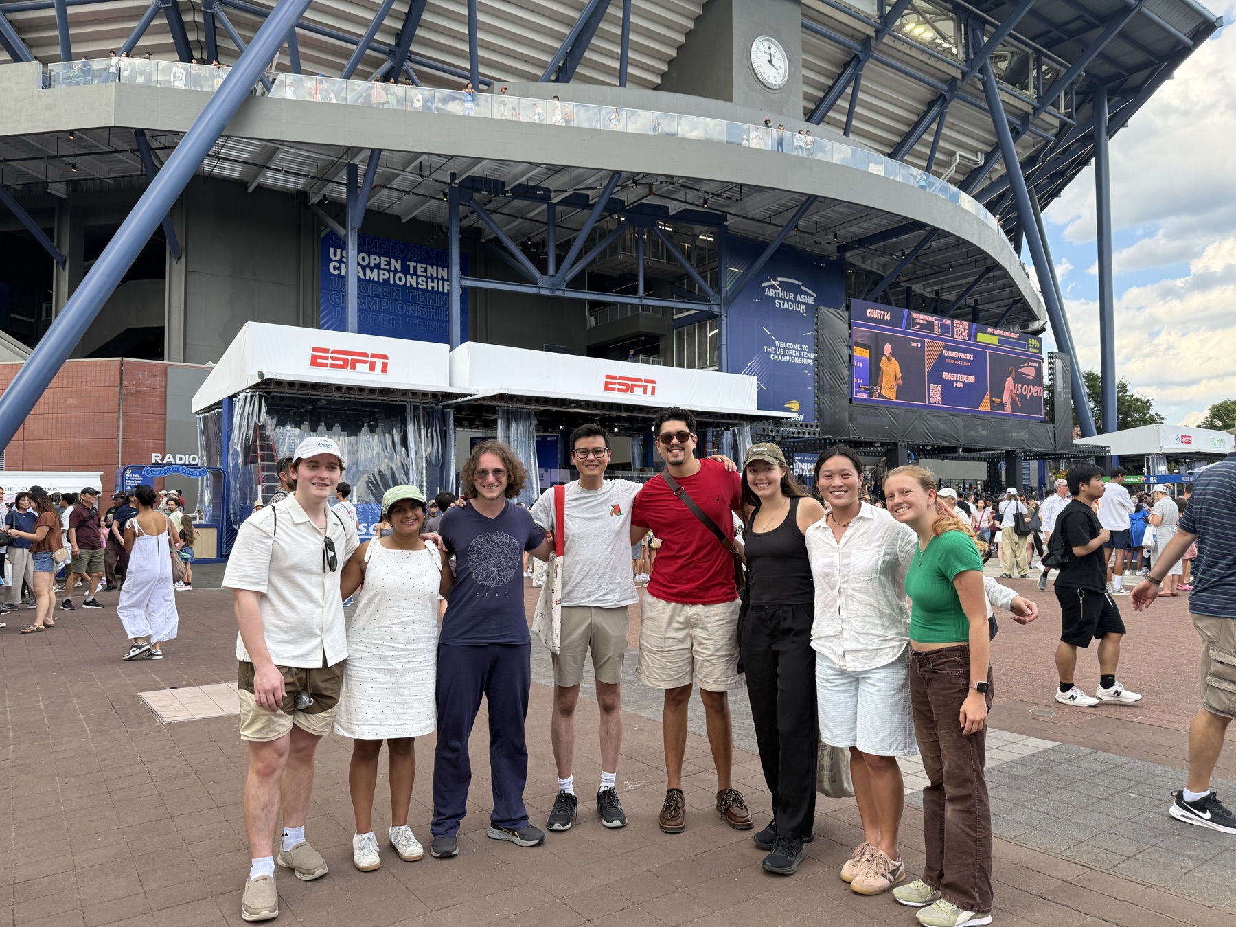 The Bui Lab at the US Open at Arthur Ashe Stadium